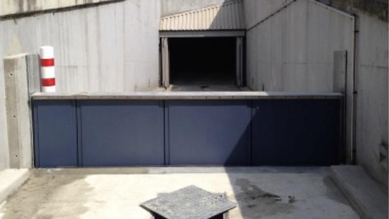 hydraulic flood barrier scfb
